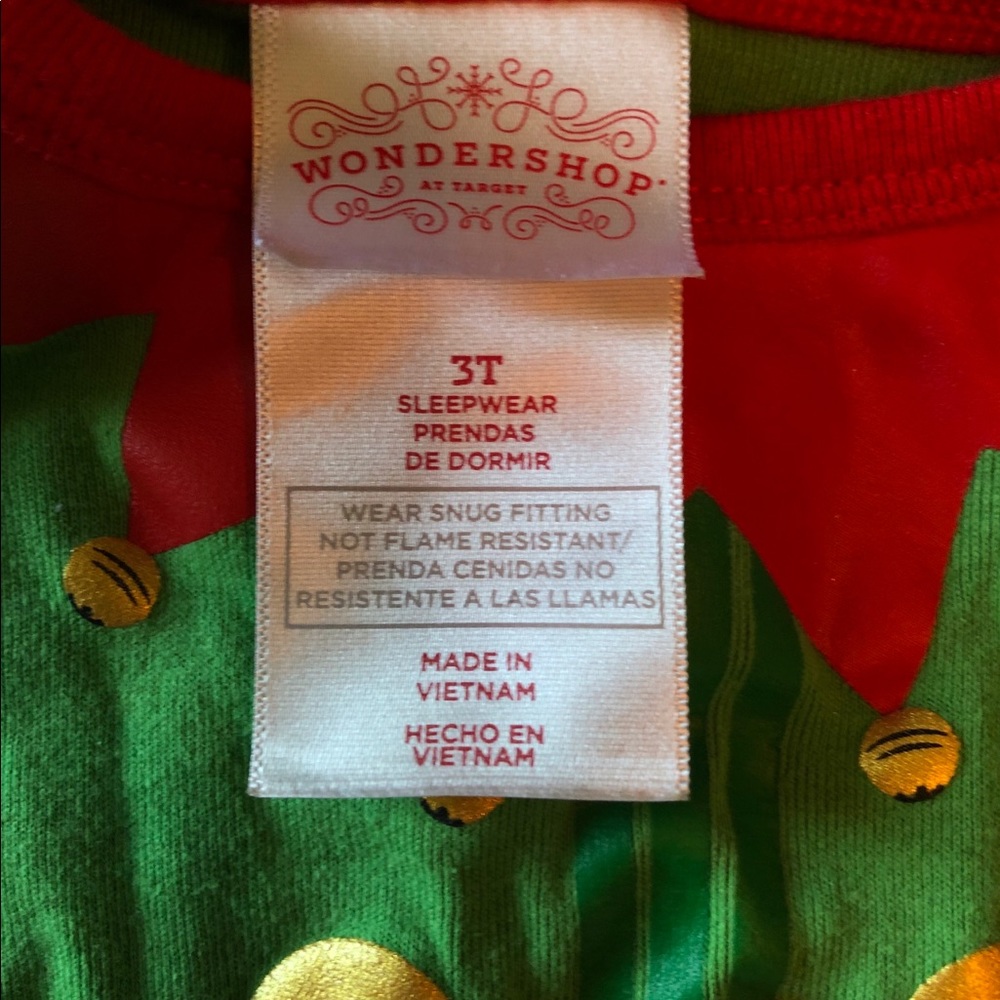 NWOT Elf Jammies! 2T 🎅 - Picture 2 of 2